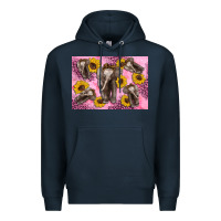 Navy Baby elephant sunflowers kid's bottle Premium Hoodie - Artiststas