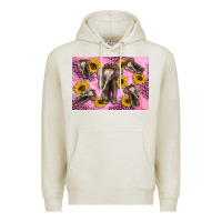 Oatmeal Heather Baby elephant sunflowers kid's bottle Premium Hoodie - Artiststas