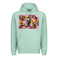 Seafoam Baby elephant sunflowers kid's bottle Premium Hoodie - Artiststas