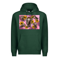 Sports Green Baby elephant sunflowers kid's bottle Premium Hoodie - Artiststas