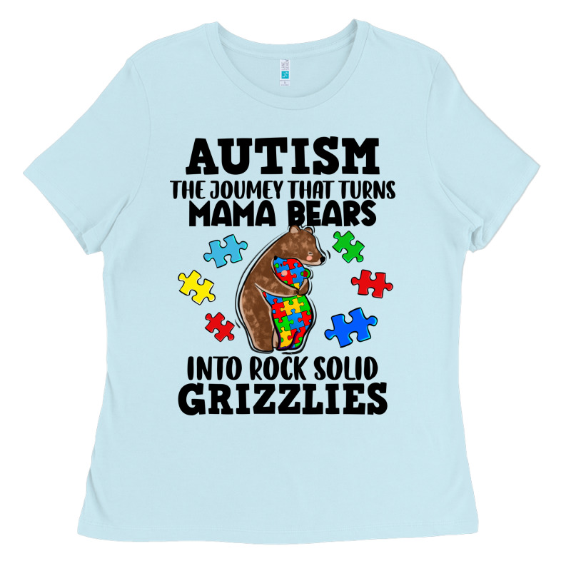 Autism Grizzlies Ladies Tee by FaDigitalArtStudio | Teevron