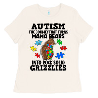 Bone Autism grizzlies Ladies Tee - FaDigitalArtStudio