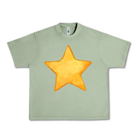 Oil Green yellow star Urban Heavy Tee - FaDigitalArtStudio
