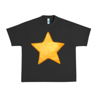 Pigment Black yellow star Urban Heavy Tee - FaDigitalArtStudio