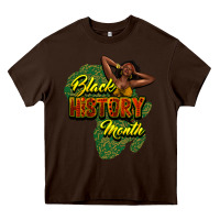 Chocolate Brown Black History Month Heavy Core Tee - HowdyJamesFarm