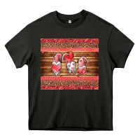 Asphalt valentines day gnomes leopard Heavy Core Tee - Jasminsmagicworld
