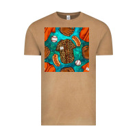 Vintage Camel baseball leopard uniform and hotdog with gemstone seamless pattern Vintage Tee - BundleAndBundleShop