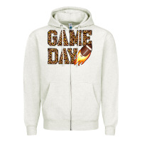 Game Day Football Zipper Hoodie | Teevron