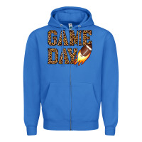 True Royal game day football Zipper Hoodie - JahusDesignShop