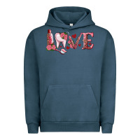 Pigment Midnight Navy Valentines day dental love Urban Hoodie - RanaPortraitStore
