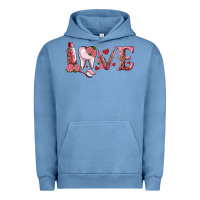 Pigment Pebble Blue Valentines day dental love Urban Hoodie - RanaPortraitStore
