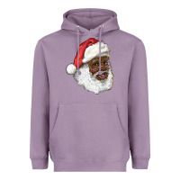 Lavender african american santa Heavyweight Hoodie - RanaPortraitStore