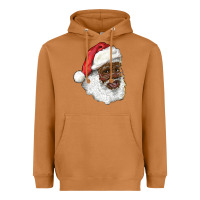 Meerkat african american santa Heavyweight Hoodie - RanaPortraitStore