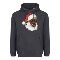 Smoke african american santa Heavyweight Hoodie - RanaPortraitStore