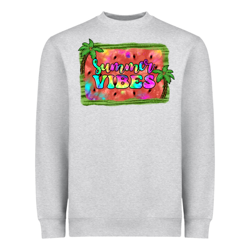 Summer Vibes Watermelon Heavyweight Sweatshirt by JahusDesignShop | Teevron