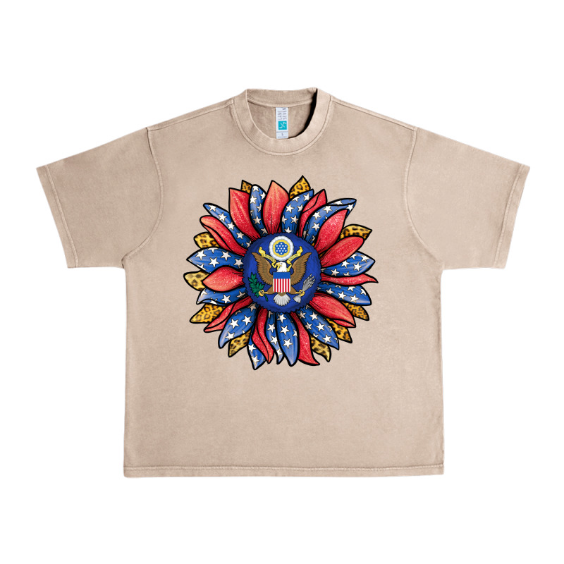 American Sunflower Urban Heavy Tee by Jasminsmagicworld | Teevron