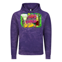 Cloud Purple Let's Fiesta Vintage Hoodie - CowhideDigitalArt
