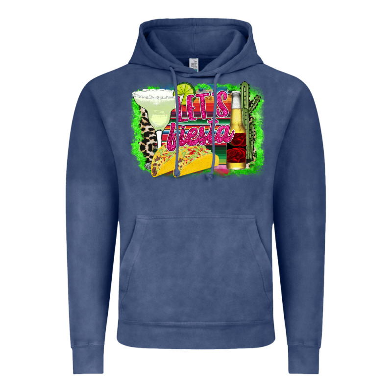 Let's Fiesta Vintage Hoodie by CowhideDigitalArt | Teevron