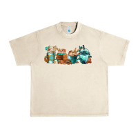 Sandshell Winter Coffee Cups Urban Heavy Tee - FaDigitalArtStudio