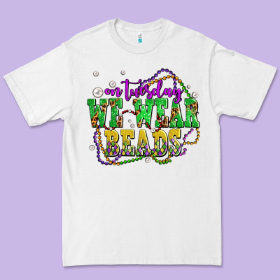 On Tuesday We Wear Beads Olivia Premium Tee Designed By Oliviacreatesart