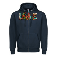 Navy love rodeo Zipper Hoodie - JahusDesignShop