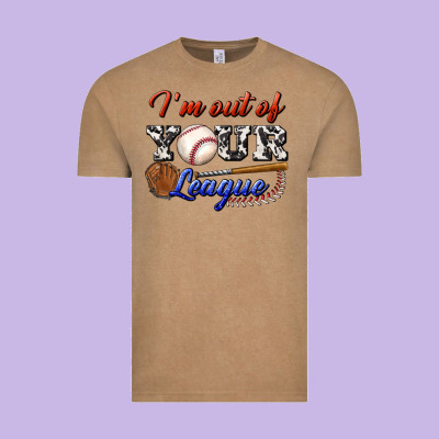 I' M Out Of Your League Vintage Tee Designed By Bundleandbundleshop