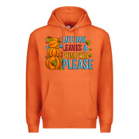 Carrot Autumn leaves and pumpkin please Premium Hoodie - Artiststas