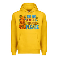 Lemon Autumn leaves and pumpkin please Premium Hoodie - Artiststas