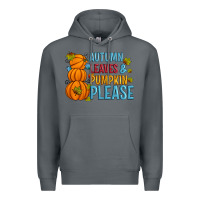 Rock Autumn leaves and pumpkin please Premium Hoodie - Artiststas