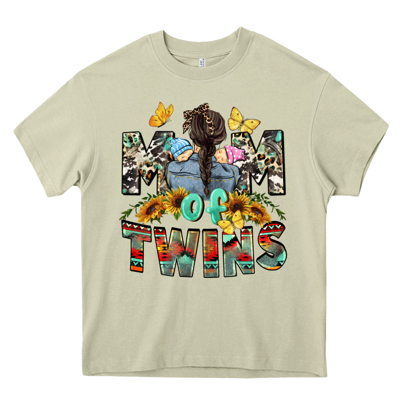 Mom Of Twins Mother's Day Heavy Core Tee by CowGirlArtShop | Teevron