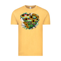 Vintage Mustard South Carolina State Map Vintage Tee - RanaPortraitStore