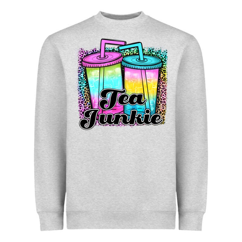 Tea Junkie Heavyweight Sweatshirt by JahusDesignShop | Teevron