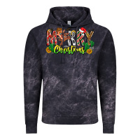 Cloud Black Merry Christmas Vintage Hoodie - CowhideDigitalArt