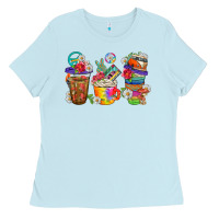 Baby Blue hippie coffee cups bbs Ladies Tee - BundleAndBundleShop