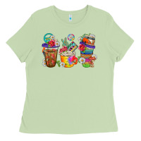 Matcha hippie coffee cups bbs Ladies Tee - BundleAndBundleShop