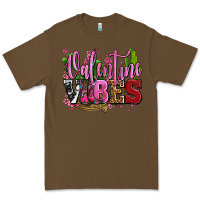 Cacao valentine vibes with cowgirl boots olivia Premium Tee - OliviaCreatesArt