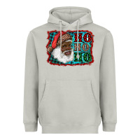 Moon Dust african american santa ho ho ho Heavyweight Hoodie - RanaPortraitStore