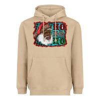 Mushroom african american santa ho ho ho Heavyweight Hoodie - RanaPortraitStore