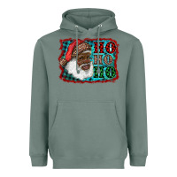 Sage african american santa ho ho ho Heavyweight Hoodie - RanaPortraitStore