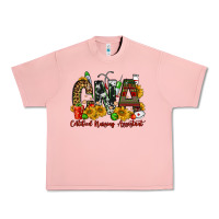 Salmon christmas cna certified nursing assistant Urban Heavy Tee - FaDigitalArtStudio