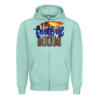 Seafoam football mom Zipper Hoodie - JahusDesignShop