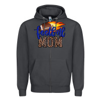 Football Mom Zipper Hoodie | Teevron
