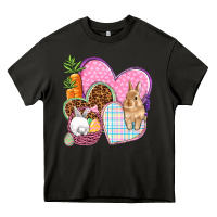 Asphalt Easter hearts Easter Day Heavy Core Tee - HowdyJamesFarm