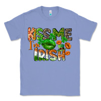 Colony Blue Kiss me i am irish St. Patrick's Day Classic Tee - CowGirlArtShop