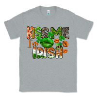 Heather Grey Kiss me i am irish St. Patrick's Day Classic Tee - CowGirlArtShop