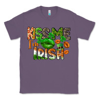 Lavender Kiss me i am irish St. Patrick's Day Classic Tee - CowGirlArtShop
