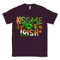 Plum Kiss me i am irish St. Patrick's Day Classic Tee - CowGirlArtShop