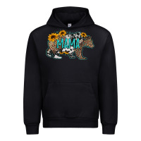 Black mama bear sunflowers leopard cowhide mother's day Urban Hoodie - Jasminsmagicworld