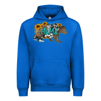 Cobalt mama bear sunflowers leopard cowhide mother's day Urban Hoodie - Jasminsmagicworld