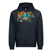 Navy mama bear sunflowers leopard cowhide mother's day Urban Hoodie - Jasminsmagicworld
